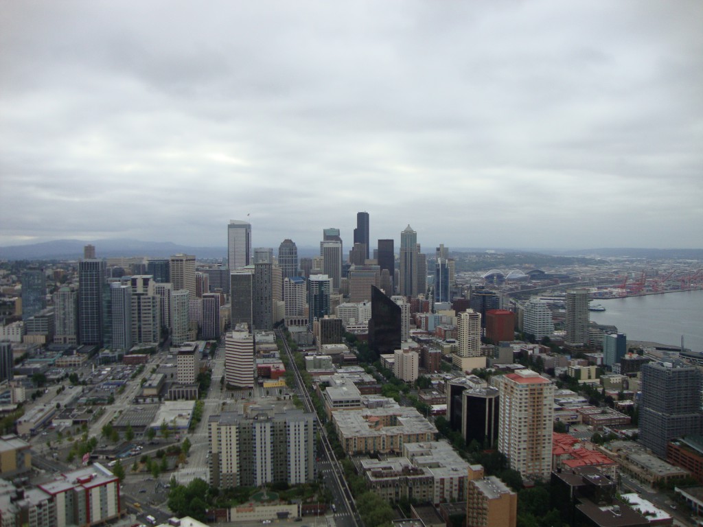 The Downtown Skyline - view from the Space Needle