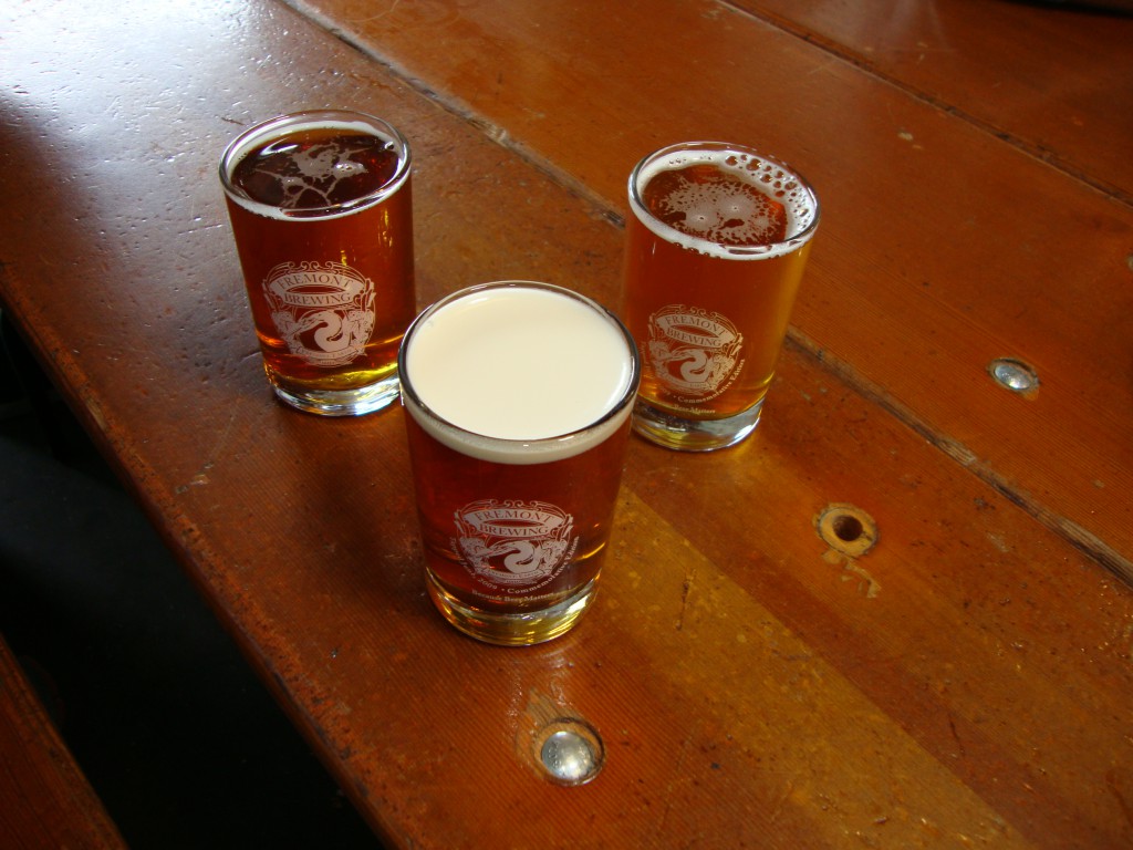 Tasters at Fremont Brewing