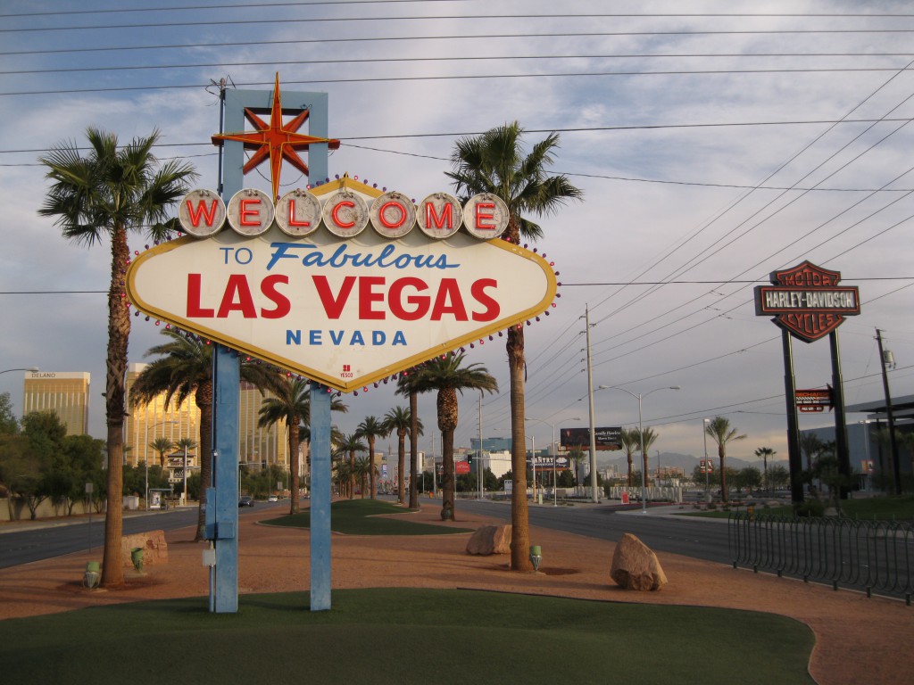 The "Welcome to Fabulous Las Vegas Nevada" Sign