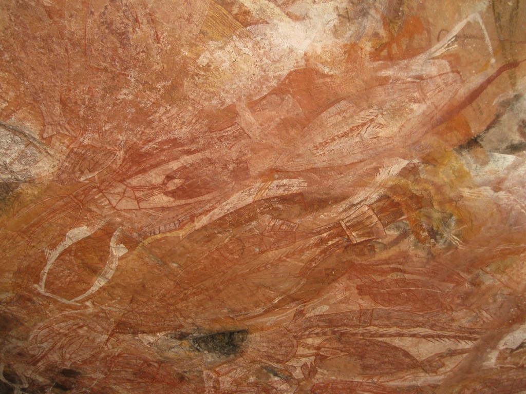Overhang Gallery - Aboriginal art work on Injalak Hill