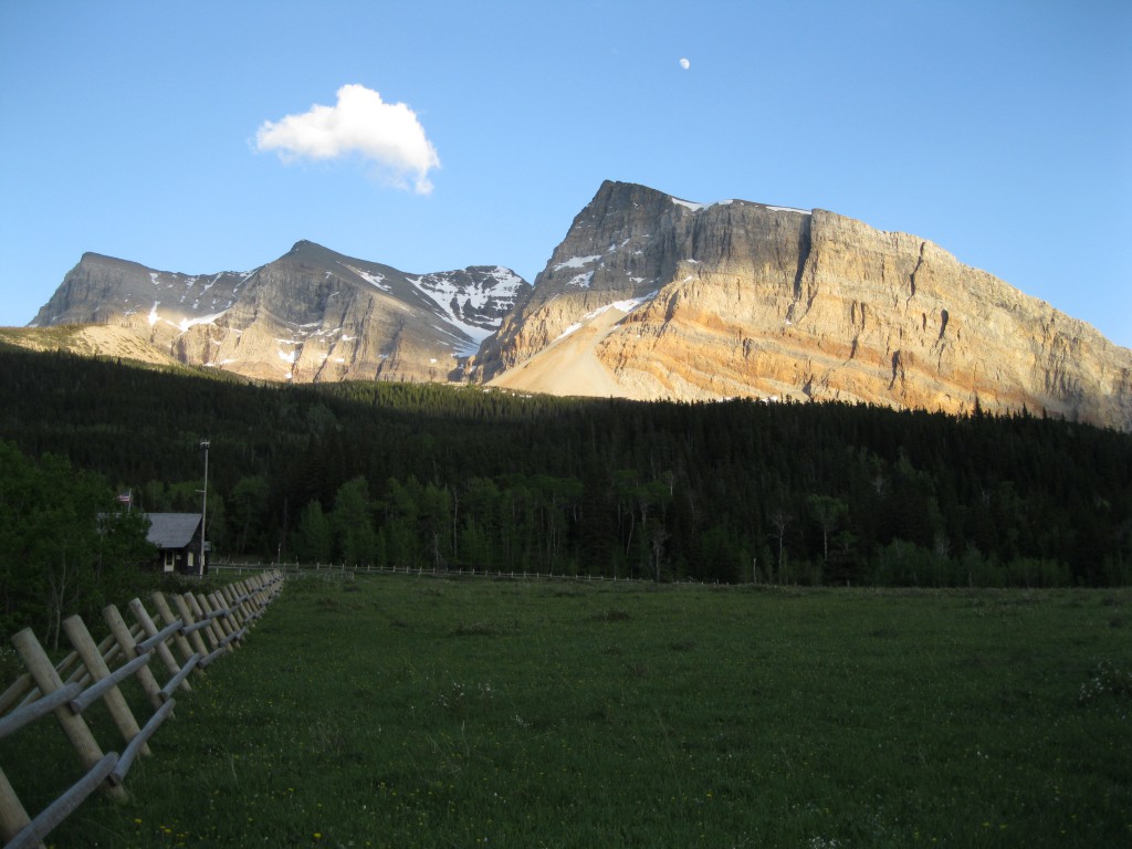 The Belly River Ranger Station and Gable Mountain 