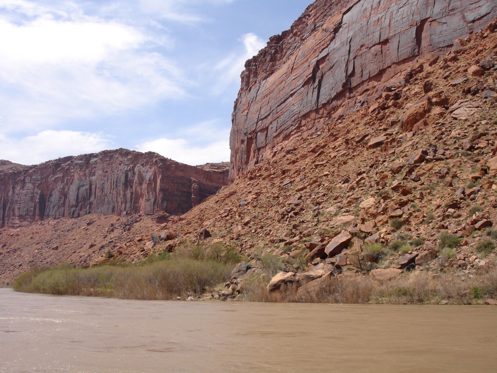 Rock Walls at the Colorado River