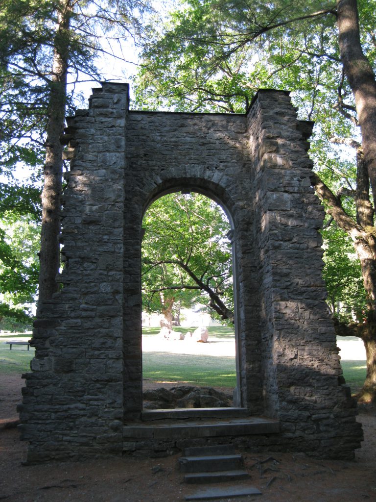 The Arc de Triomphe seen from the back at the Mackenzie King Estate